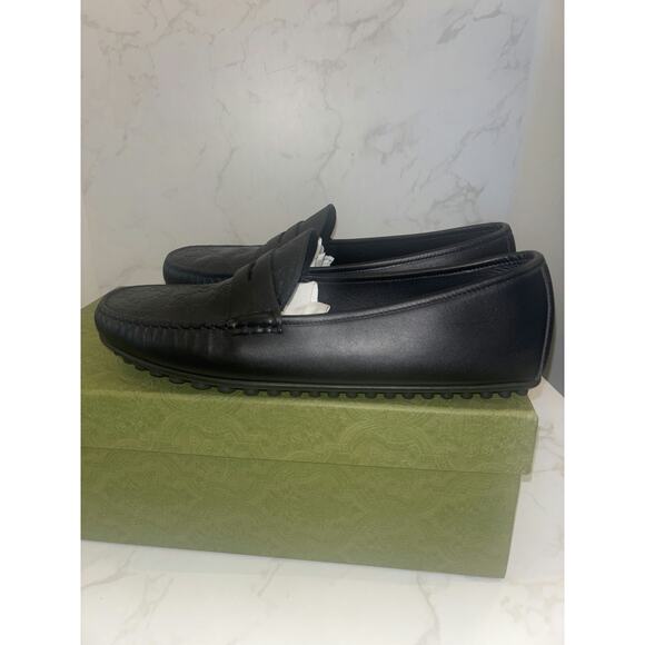 Gucci Men's Loafers in Black - Like New, Size 11 - Picture 4 of 6
